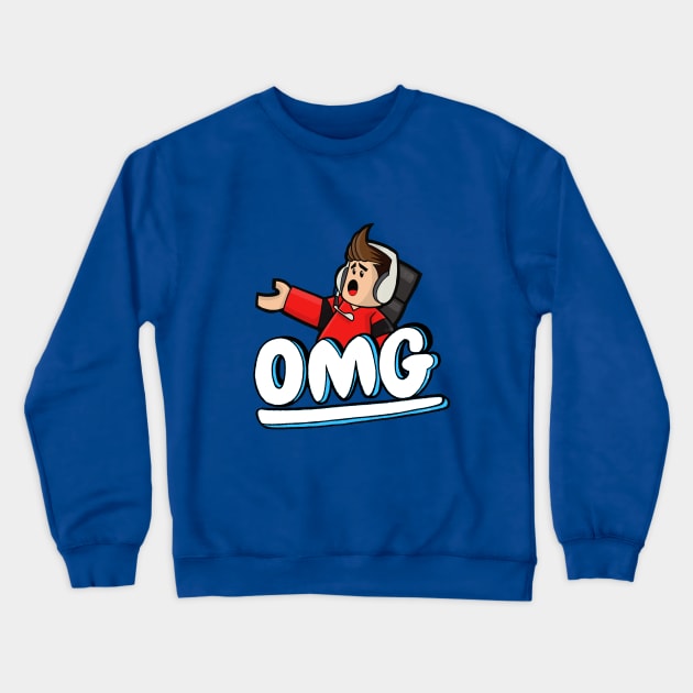 Gamer Boy Crewneck Sweatshirt by Sketchy